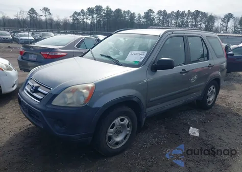 2006 Honda Cr-V Lx из США, поврежденный, VIN SHSRD78536U406846